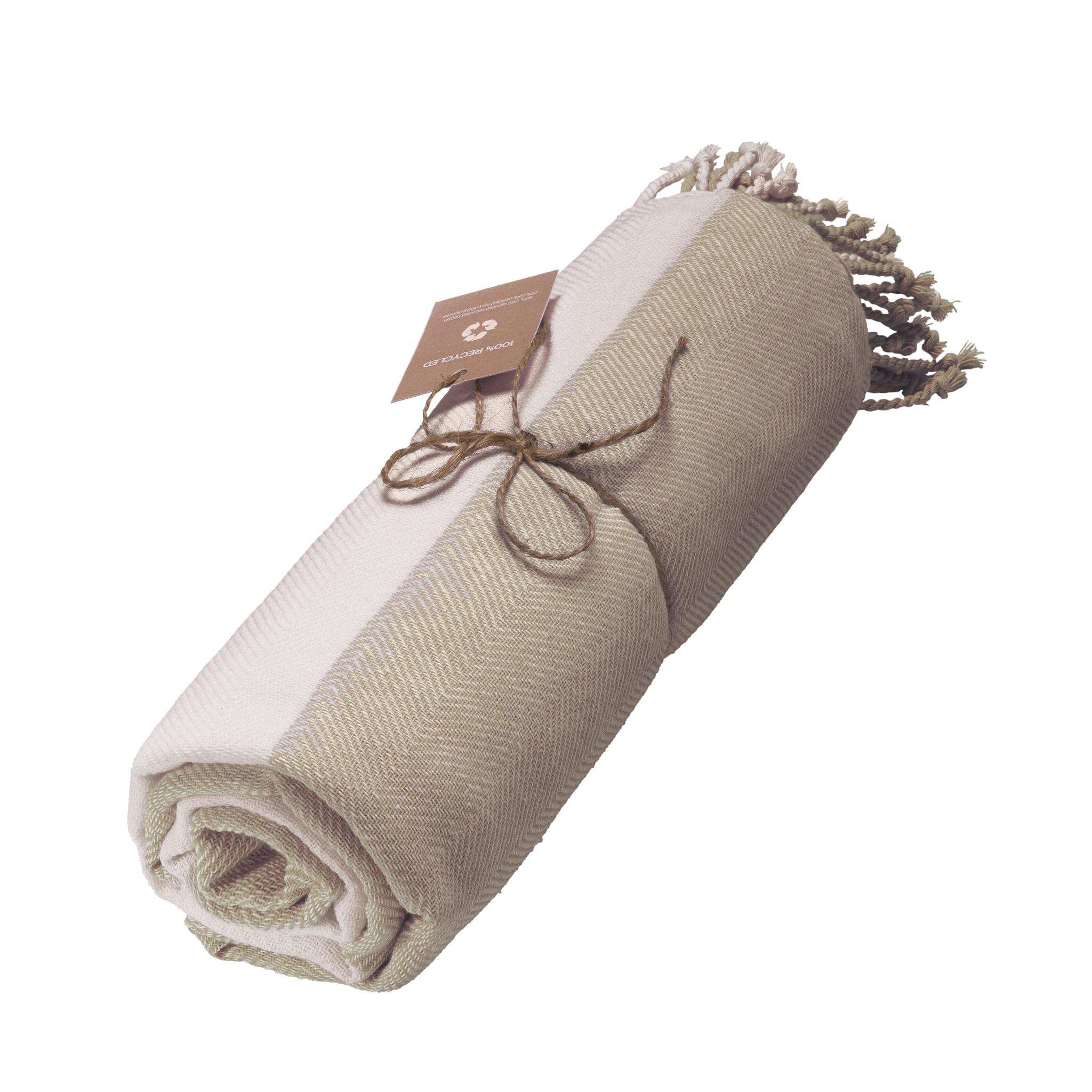 Telo mare/Fouta in cotone riciclato 180 g/m2 certificato GRS Telo mare/Fouta in cotone riciclato 180 g/m2 certificato GRS